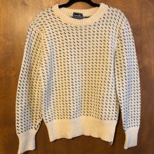 BERNETTE Vintage Grandpa-Style Wool Blend Sweater